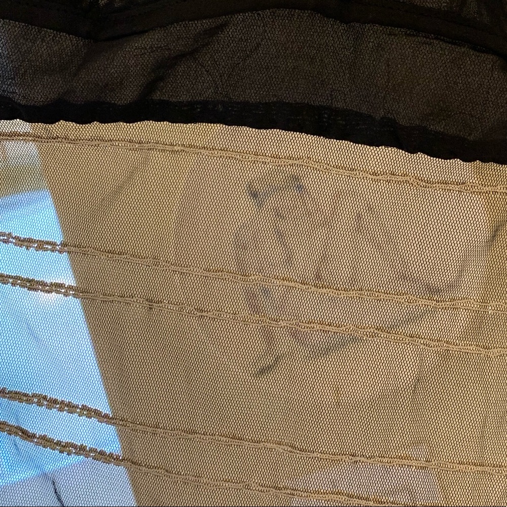 SOLD🖤 VINTAGE 〰️ SEQUINED MESH NEGLIGEE - Picture 5 of 6